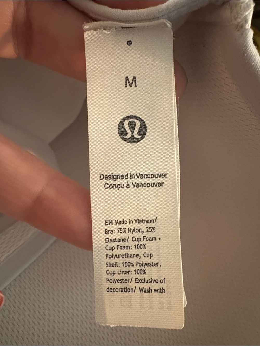 Lululemon Soft Foam Cup Sweetheart Bra *Light Support, A/B Cup, Medium - Picture 3 of 4